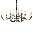Hubbardton Forge Lisse 20-Arm Chandelier 