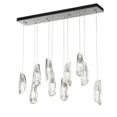 Hubbardton Forge Luma 10-Light Large Crystal Pendant - Standard - 131201