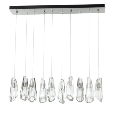 Hubbardton Forge Luma 10-Light Large Crystal Pendant - Standard - 131201