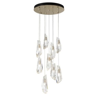 Hubbardton Forge Luma 9-Light Crystal Pendant 1