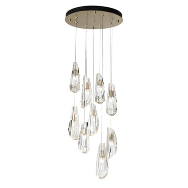 Hubbardton Forge Luma 9-Light Crystal Pendant 2
