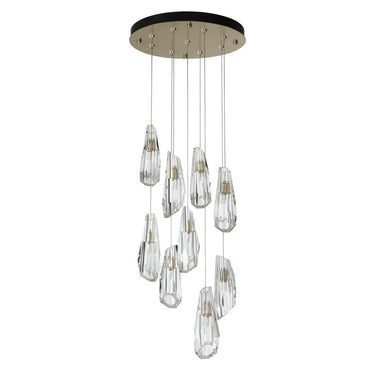 Hubbardton Forge Luma 9-Light Crystal Pendant 3