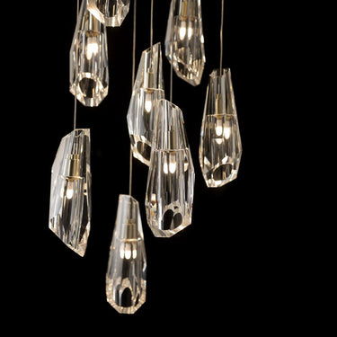 Hubbardton Forge Luma 9-Light Crystal Pendant 6