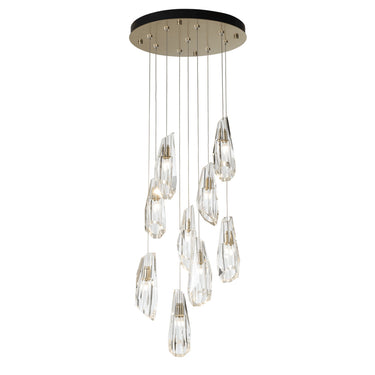 Hubbardton Forge Luma 9-Light Large Crystal Pendant - Standard - 131101