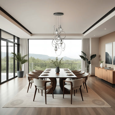 Hubbardton Forge Lyric 5-Light Round Pendant - 131161