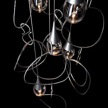 Hubbardton Forge Lyric 5-Light Round Pendant - 131161