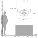 Hubbardton Forge Mobius 12-Light Pendant 8