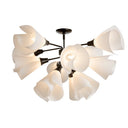 Hubbardton Forge 124362 Mobius 12 Light Incandescent Semi-Flush in Spun Frost Shade