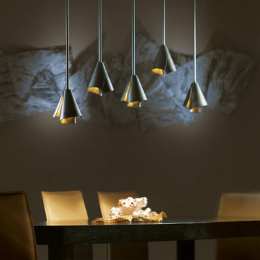 Hubbardton Forge Mobius Steel Shade Mini Pendant 4