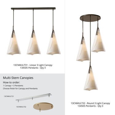 Hubbardton Forge Mobius Tall Pendant 3