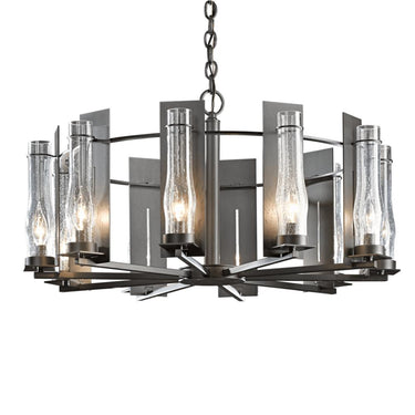 Hubbardton Forge New Town 10-Arm Chandelier 
