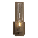 20-4250 Hubbardton Forge New Town Sm. Dir. Wire Sconce w/ Water Glass