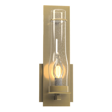 20-4250 Hubbardton Forge New Town Sm. Dir. Wire Sconce w/ Water Glass
