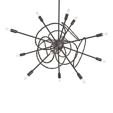 Hubbardton Forge 131604 Olympus Starburst Standard 12 Light Incandescent Pendant