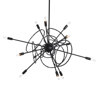 Hubbardton Forge 131604 Olympus Starburst Standard 12 Light Incandescent Pendant