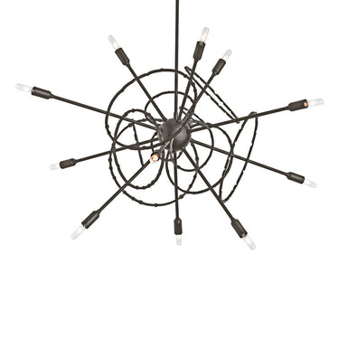 Hubbardton Forge 131604 Olympus Starburst Standard 12 Light Incandescent Pendant