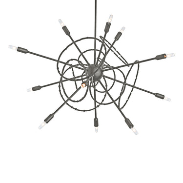 Hubbardton Forge 131604 Olympus Starburst Standard 12 Light Incandescent Pendant