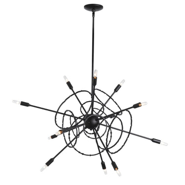 Hubbardton Forge Olympus 12-Light Starburst Pendant 1