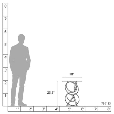 Hubbardton Forge Olympus Glass Top Accent Table 5