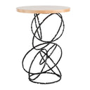 Hubbardton Forge Olympus Wood Top Accent Table 