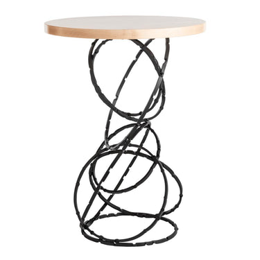Hubbardton Forge Olympus Wood Top Accent Table 4