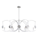 Hubbardton Forge Optic 8-Light Oval Pendant - 131085