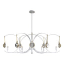 Hubbardton Forge Optic 8-Light Oval Pendant - 131085