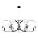 Hubbardton Forge Optic 8-Light Oval Pendant - 131085