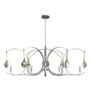 Hubbardton Forge Optic 8-Light Oval Pendant - 131085