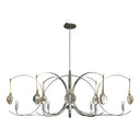 Hubbardton Forge Optic 8-Light Oval Pendant - 131085