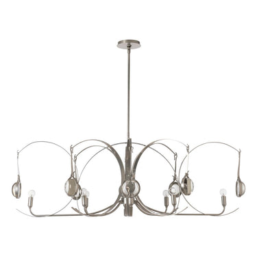 Hubbardton Forge Optic 8-Light Oval Pendant 3