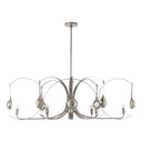 Hubbardton Forge Optic 8-Light Oval Pendant 