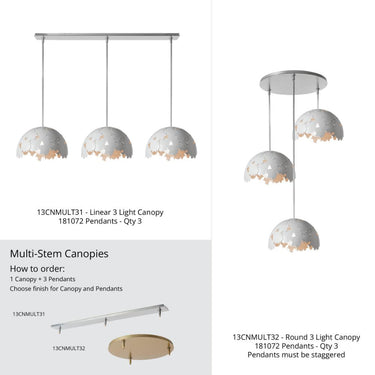 Hubbardton Forge Pangea 1-Light Pendant 10