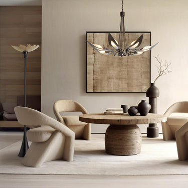 Hubbardton Forge Parasol 7-Light Chandelier 7
