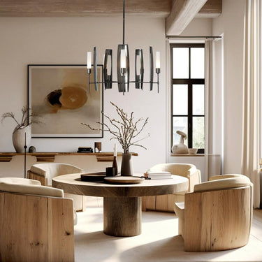 Hubbardton Forge Passage 5-Light Circular Pendant 10