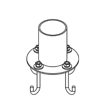 Hubbardton Forge Pier Mount Outdoor-390013-77 1