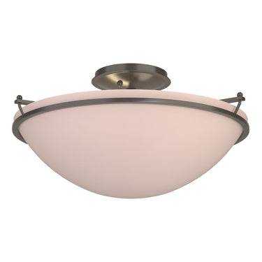12-4304 Hubbardton Forge Medium Plain Semi-Flush Fixture