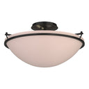 12-4304 Hubbardton Forge Medium Plain Semi-Flush Fixture