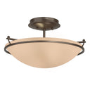 12-4302 Hubbardton Forge Small Plain Semi-Flush Fixture
