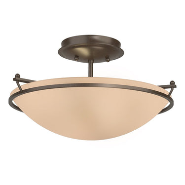 12-4302 Hubbardton Forge Small Plain Semi-Flush Fixture
