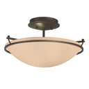 12-4302 Hubbardton Forge Small Plain Semi-Flush Fixture