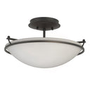 12-4302 Hubbardton Forge Small Plain Semi-Flush Fixture