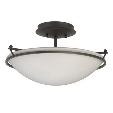 12-4302 Hubbardton Forge Small Plain Semi-Flush Fixture