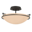 12-4302 Hubbardton Forge Small Plain Semi-Flush Fixture