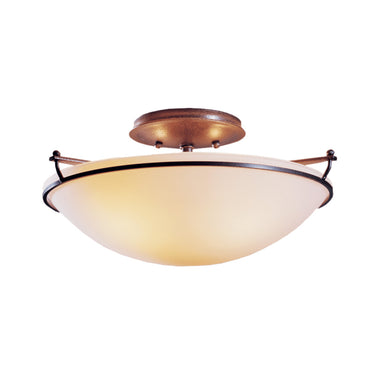 12-4302 Hubbardton Forge Small Plain Semi-Flush Fixture