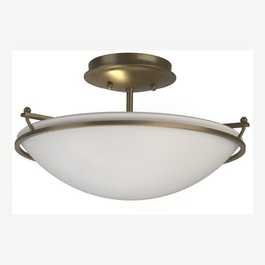 12-4302 Hubbardton Forge Small Plain Semi-Flush Fixture