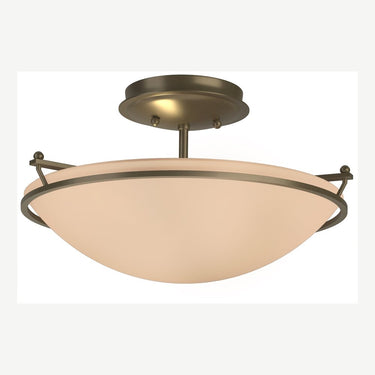 12-4302 Hubbardton Forge Small Plain Semi-Flush Fixture