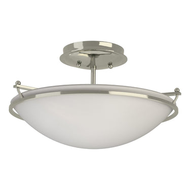 12-4302 Hubbardton Forge Small Plain Semi-Flush Fixture