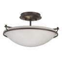12-4302 Hubbardton Forge Small Plain Semi-Flush Fixture