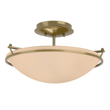 12-4302 Hubbardton Forge Small Plain Semi-Flush Fixture